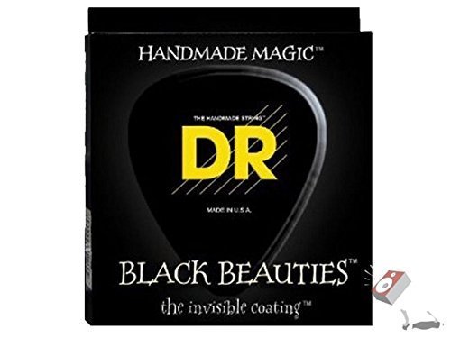 Dr Strings Bke-10 Medium Black Beauties Electric Guitar Strings (10-46)
