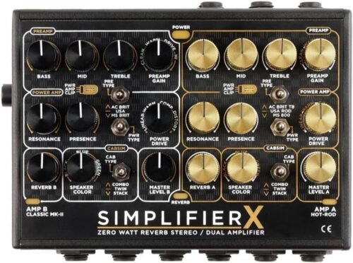 DSM & Humboldt Electronics Simplifier X Zero Watt Stereo Guitar Preamp CabSim-L8