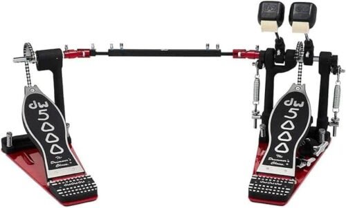 DW 5000 Series Double Bass Drum Pedal w/Bag, Single Chain, Narrow Footboard DWCP5002AH4