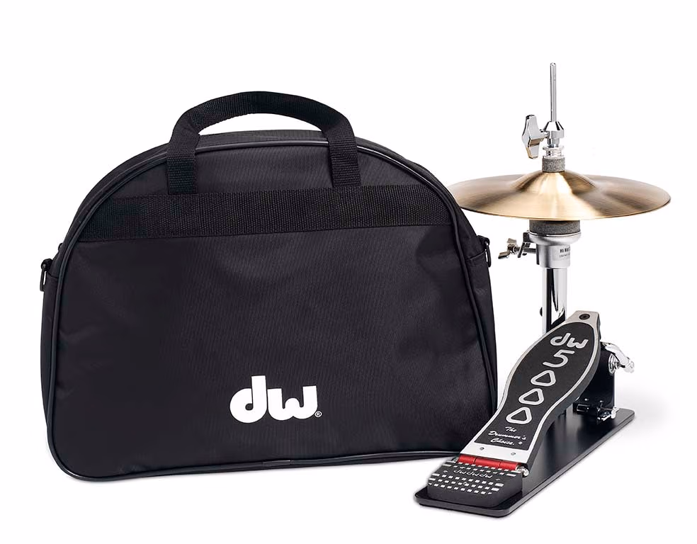 DW 5000 Series Low Boy Hi-Hat Stand w/ Cymbals DW 5000 Series Low Boy Hi-Hat Stand w/ Cymbals