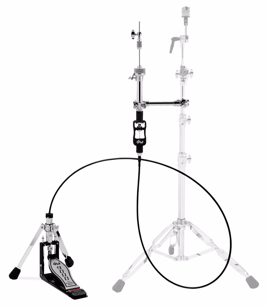 DW 9000 Series Remote Cable Hi-Hat Stand w/ 776L – 8ft