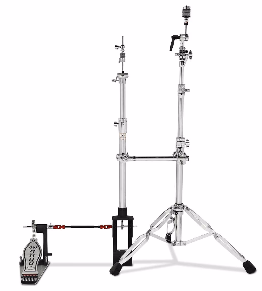 DW 9000 series remote universal linkage Hi-Hat Stand w/ MG-1, MG-2 and Two Extensions