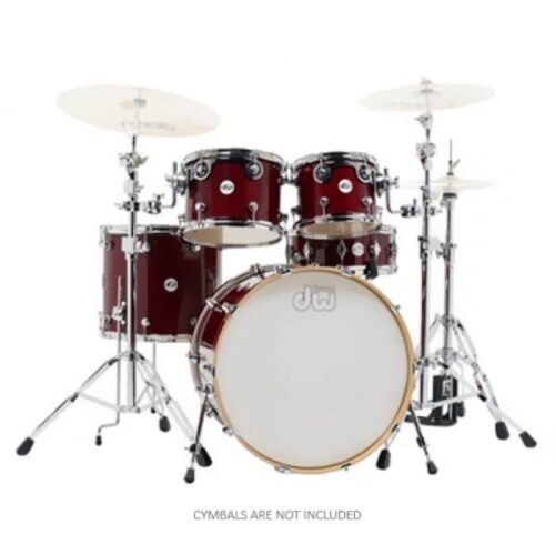 DW DDLG2215CS Design Series 5-Piece Acoustic Drum Kit With Hardware DWCP3000PKA