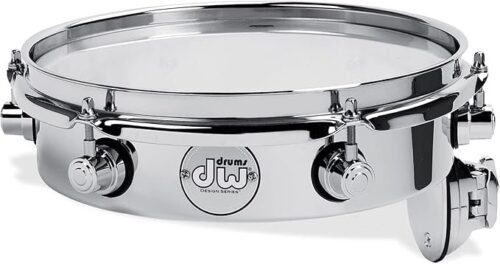 DW Design Series Chrome Piccolo Tom w/Bracket - 2.5x10" (DDST2510TTCR)