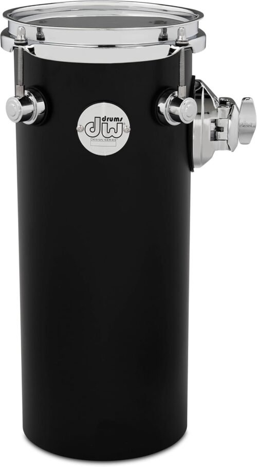 DW Design Series Rata Tom - 14x6" - Black Satin (DDAC1406RTBL)