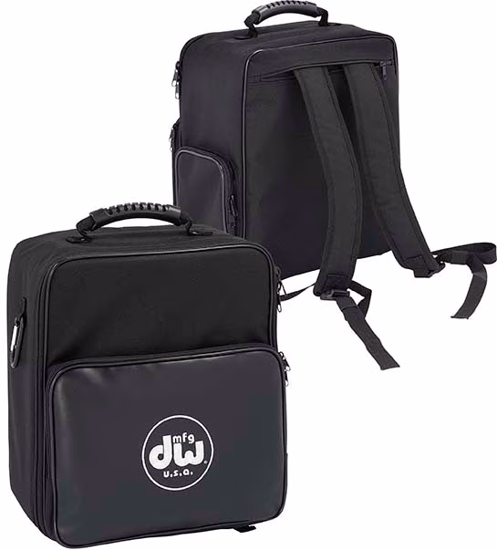 DW MFG Series Machined Chain Drive Double Pedal w/ Bag