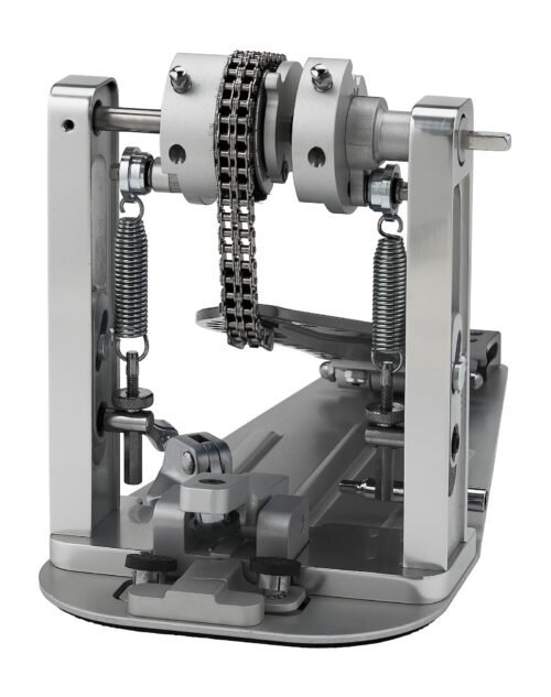 DW MFG Series Machined Chain Drive Double Pedal w/ Bag, Gray Edition DW MFG Series Machined Chain Drive Double Pedal w/ Bag, Gray Edition