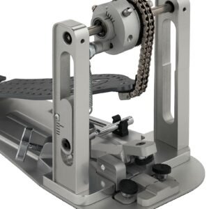 DW MFG Series Machined Chain Drive Double Pedal w/ Bag, Gray Edition DW MFG Series Machined Chain Drive Double Pedal w/ Bag, Gray Edition