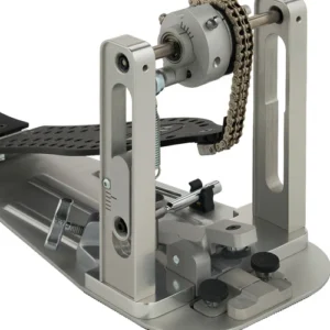 DW MFG Series Machined Chain Drive Single Pedal w/ Bag, Black Edition