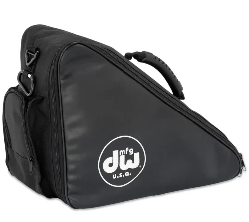 DW MFG Series Machined Chain Drive Single Pedal w/ Bag, Black Edition