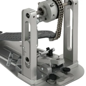 dwcpmcdgr_alt2.webp DW MFG Series Machined Chain Drive Single Pedal w/ Bag, Gray Edition
