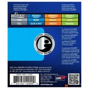 Elixir Super Light Polyweb 12000 Electric Guitar String 09-42 Elixir Super Light Polyweb 12000 Electric Guitar String 09-42