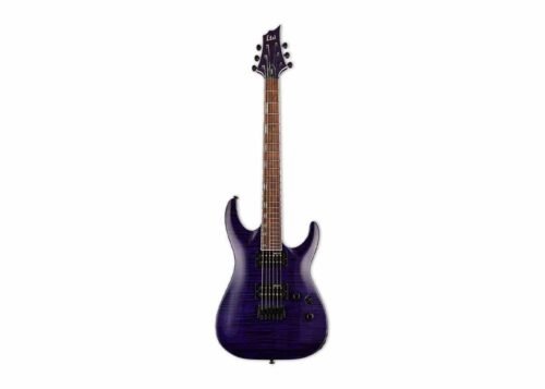 ESP 6 String LTD H-200FM Electric Guitar See Thru Purple H-200FM STP