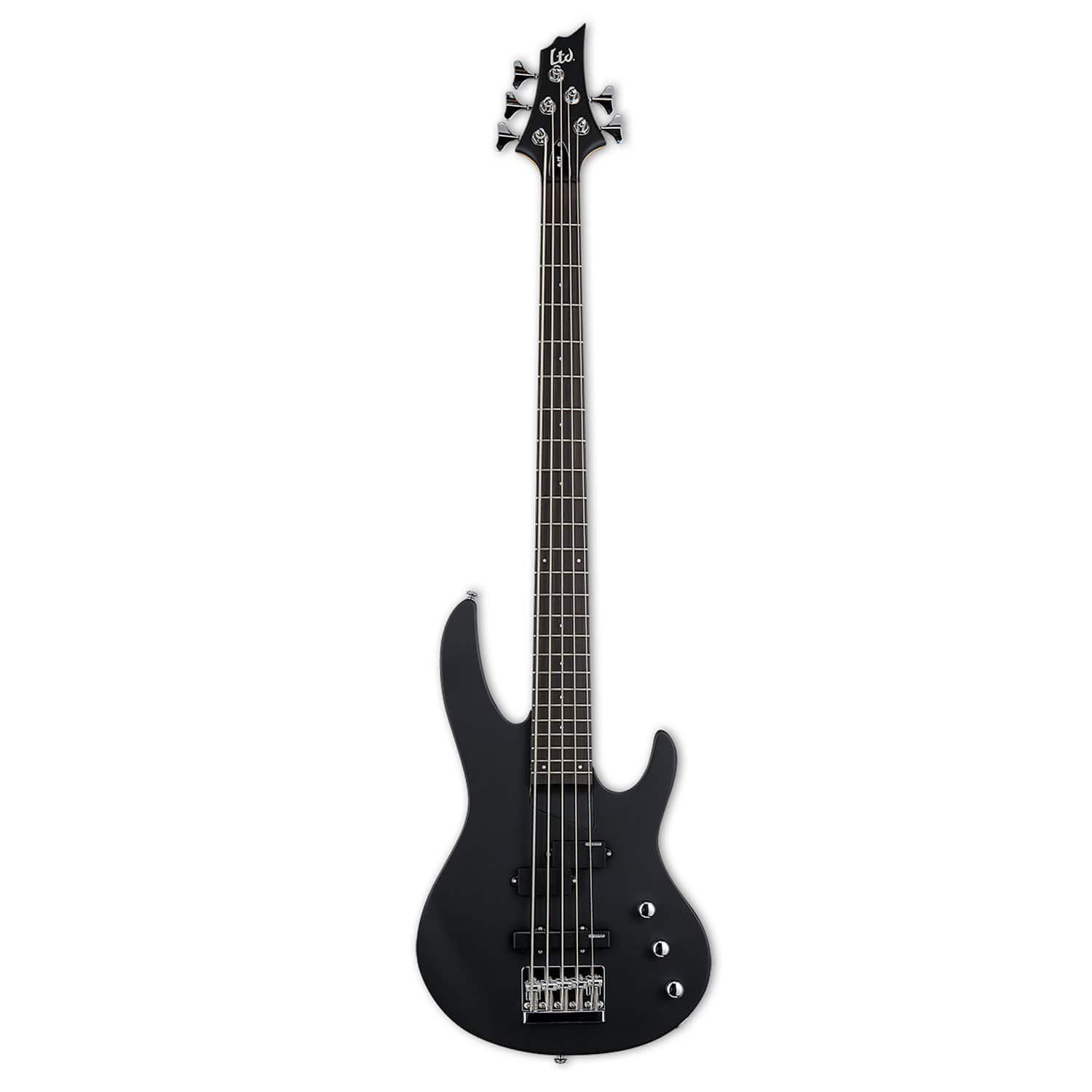 esp-bass-guitars-esp-ltd-b-15-5-string-electric-bass-guitar-black-satin-4611282665544-1.jpg ESP LTD B-15 Bass Guitar - Black Satin