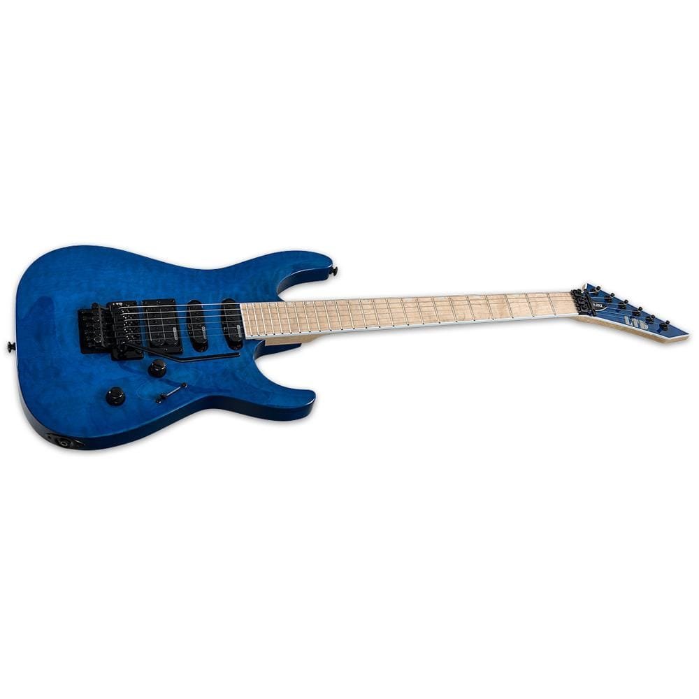 esp-electric-guitars-esp-ltd-mh-203qm-6-string-electric-guitar-maple-fretboard-see-thru-blue-4576239583304.jpg ESP LTD MH-203QM Electric Guitar