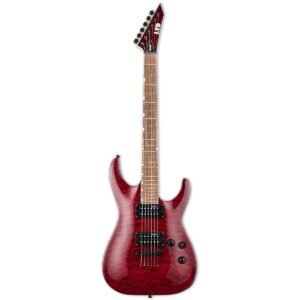 ESP LTD MH-200QM NT 6 String Electric Guitar - See Thru Black Cherry ESP LTD MH-200QM NT 6 String Electric Guitar - See Thru Black Cherry