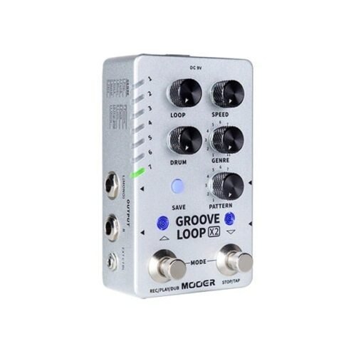 Mooer Groove Loop X2 Stereo Looper & Drum Machine Pedal