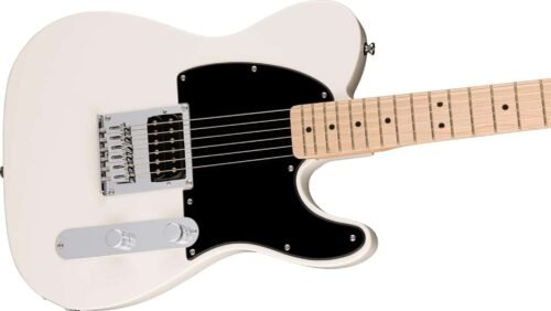 Fender 0373553580 Sonic EsquireH Maple Fingerboard Black Pickguard Arctic White