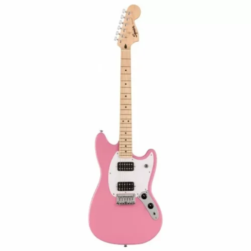 Fender 0373702555 Squier Sonic Mustang HH Electric Guitar - Flash Pink Fender 0373702555 Squier Sonic Mustang HH Electric Guitar - Flash Pink