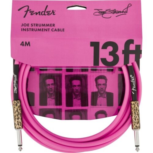 Fender 13' Instrument Cable Stummer Pink Leopard 990810215 Fender 13' Instrument Cable Stummer Pink Leopard 990810215