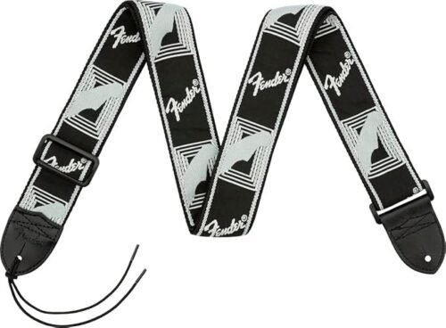 Fender 2" Monogrammed Strap Black/Light Grey/Dark Grey 990681543 Fender 2″ Monogrammed Strap Black/Light Grey/Dark Grey 990681543