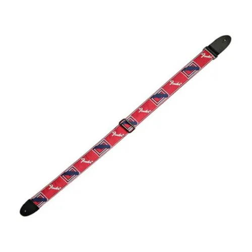 Fender 2inch Monogrammed Straps - Red/White/Blue 990682000 Fender 2inch Monogrammed Straps - Red/White/Blue 990682000