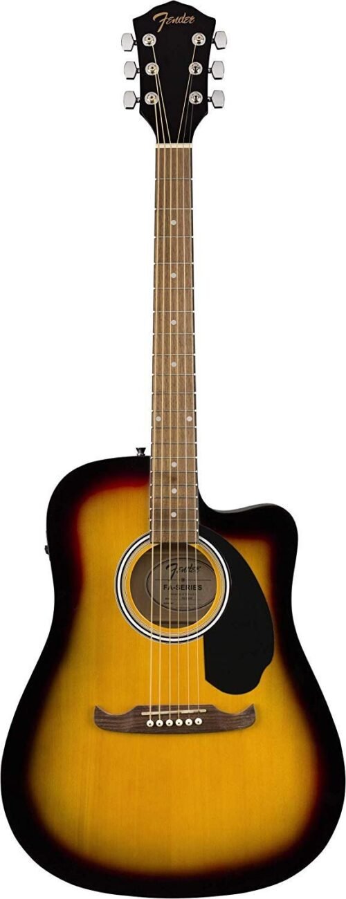 Fender Acoustic Guitar Dreadnought Cutaway Electronics FA-125CE Sunburst 972713532