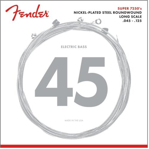 Fender Bass Guitar String Super 7250 Nickel Plated .045-.125 7250-5M 5-String 737250456