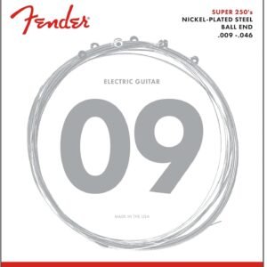 Fender Electric Guitar String Super 250 Nickel Plated .009-.046 250LR 730250404