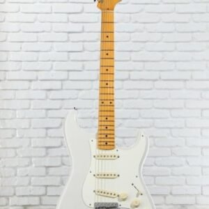 Fender Eric Johnson Stratocaster Maple Electric Guitar 0117702801 – White Blonde