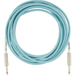 Fender Instrument Cable Original Series 18.6Ft Daphne Blue 990520003 Fender Instrument Cable Original Series 18.6Ft Daphne Blue 990520003