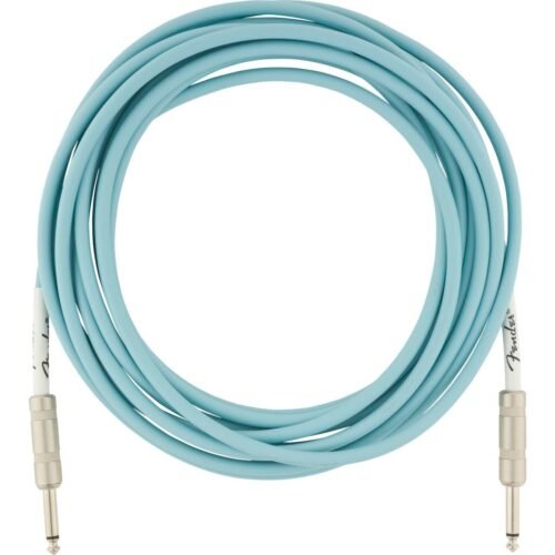 Fender Instrument Cable Original Series 18.6Ft Daphne Blue 990520003 Fender Instrument Cable Original Series 18.6Ft Daphne Blue 990520003