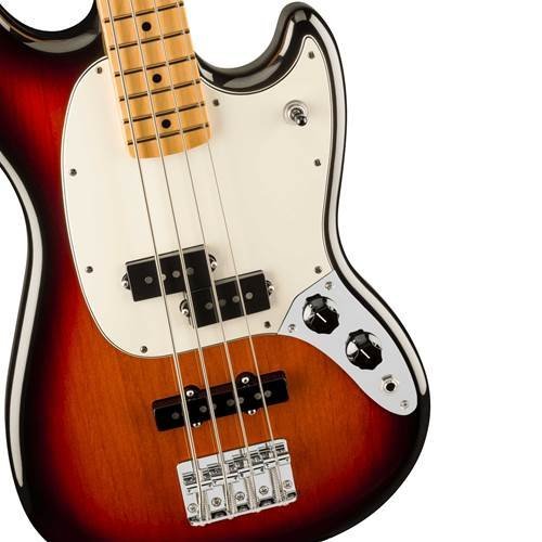 Fender Player II Mustang Bass PJ 3 Colour Sunburst Maple Fingerboard 140492500 Fender Player II Mustang Bass PJ 3 Colour Sunburst Maple Fingerboard 140492500