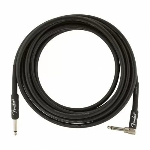 Fender Professional Series Instrument Cables Straight/Angle 15 Black 990820059