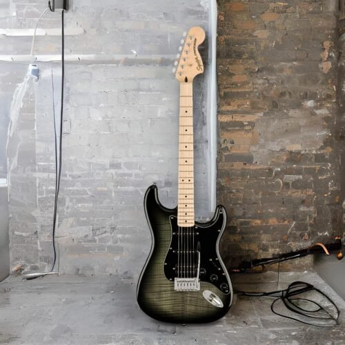 Fender Squier Affinity Stratocaster FMT HSS Maple Fingerboard Electric Guitar – Black Burst 0378153539