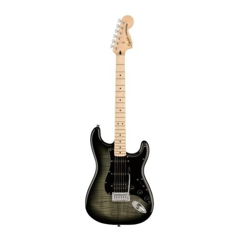 Fender Squier Affinity Stratocaster FMT HSS Maple Fingerboard Electric Guitar – Black Burst 0378153539