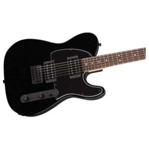 Fender Squier Affinity Telecaster HH Electric Guitar with Matching Headstock - Metallic Black