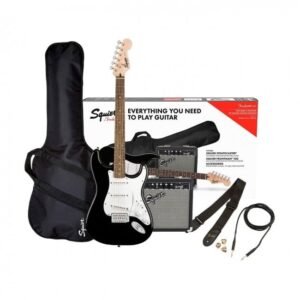 Fender Squier Bullet Stratocaster With Tremolo HSS Electric Guitar – Black