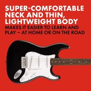 Fender Squier Debut Series Strat Lrl Wpg Black 379600506 Fender Squier Debut Series Strat Lrl Wpg Black 379600506