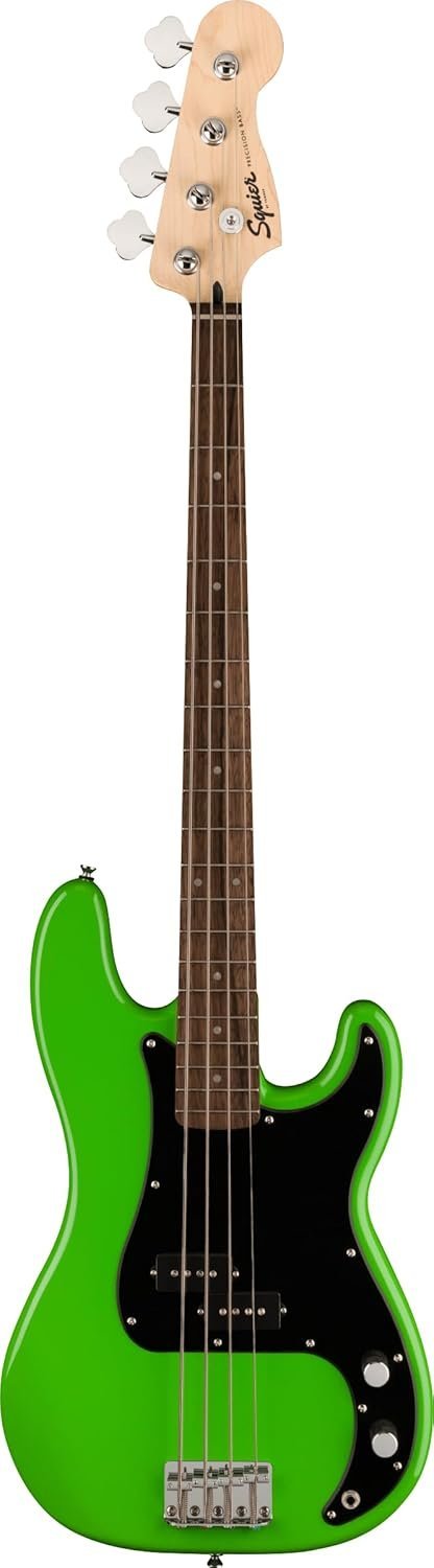 Fender Squier SONIC P BASS LRL WPG Lime Green 373901535