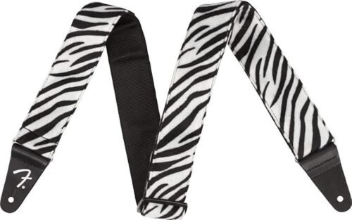 Fender Wild Animal Print Guitar Strap, 2in, Zebra 990601051