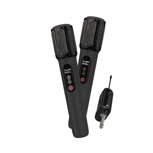 FINGERS Freedom Mic-G124 – Set of 2 Wireless Microphones & 6.35 mm pin Receiver with Type-C Charging Port