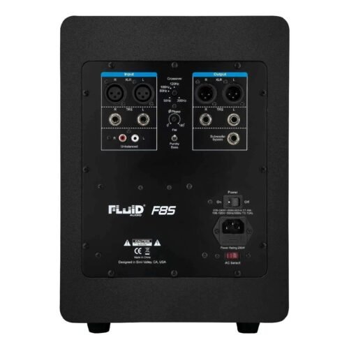 Fluid Audio F8S Compact Studio Subwoofer Fluid Audio F8S Compact Studio Subwoofer