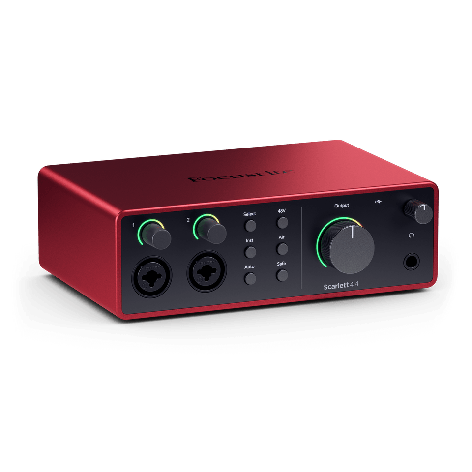 Focusrite Scarlett 4i4 4th Generation 4-in, 4-out Audio Interface