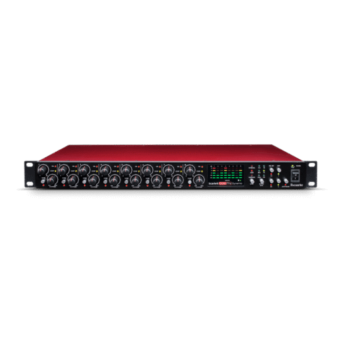 Focusrite Scarlett Octapre Dynamic Eight Channel Microphone Preamp with ADAT Outputs