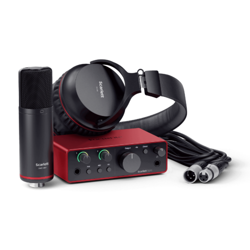 Focusrite Scarlett Solo Studio 4th Gen USB Audio Interface Recording Bundle Focusrite Scarlett Solo Studio 4th Gen USB Audio Interface Recording Bundle