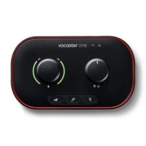 Focusrite Vocaster Two Studio USB C Podcasting Audio Interface Bundle