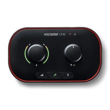 Focusrite Vocaster Two Studio USB C Podcasting Audio Interface Bundle