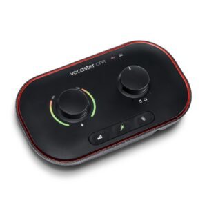 Focusrite Vocaster Two Studio USB C Podcasting Audio Interface Bundle