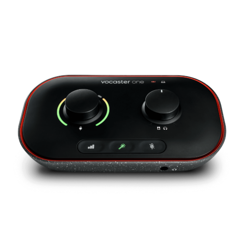 Focusrite Vocaster One USB C Podcasting Audio Interface Black Focusrite Vocaster One USB C Podcasting Audio Interface Black